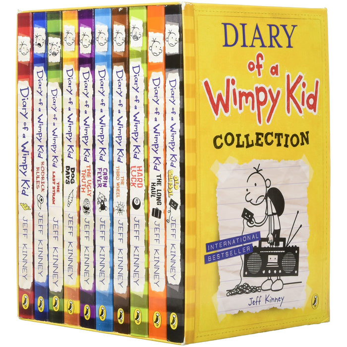 Diary of a Wimpy Kid Box Set Collection (10 Books) (Diary of a Wimpy Kid) Paperback - The Book Bundle