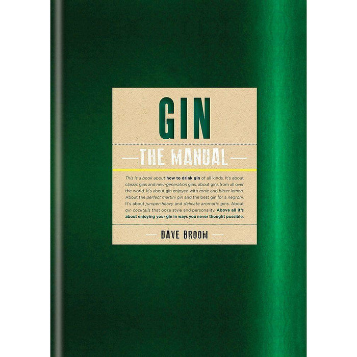 Gin: The Manual Book By Dave Broom Drinks & Beverages - The Book Bundle