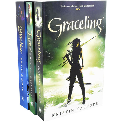 Graceling Realm Series 3 Books Complete Collection Set by Kristin Cashore (Graceling, Fire & Bitterblue) - The Book Bundle