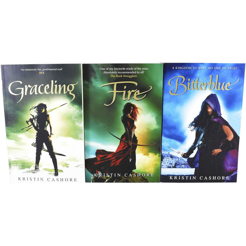 Graceling Realm Series 3 Books Complete Collection Set by Kristin Cashore (Graceling, Fire & Bitterblue) - The Book Bundle