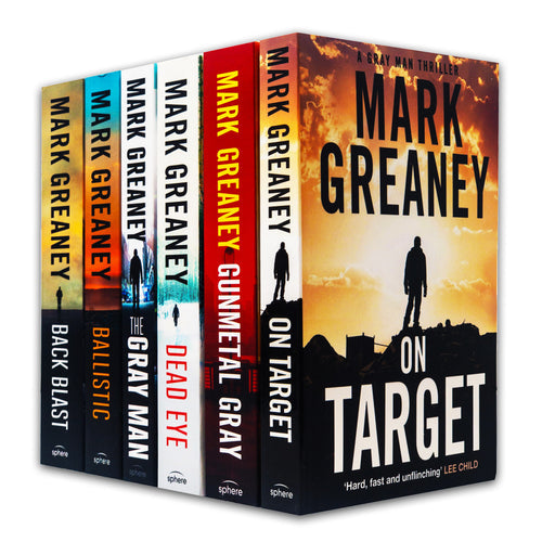 Mark Greaney Gray Man Trilogy 6 Books Collection Set (Back Blast, Dead Eye, On Target) - The Book Bundle
