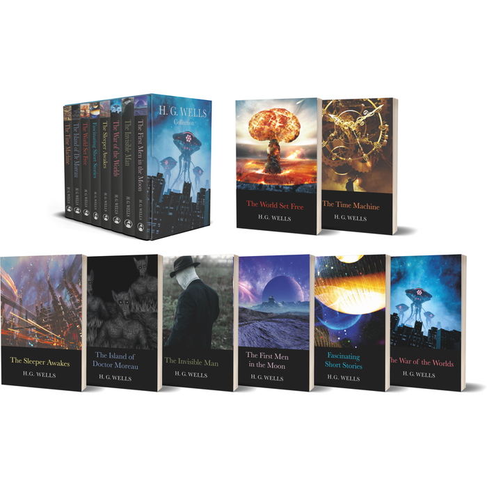 The Classic H. G. Wells Complete 8 Books Collection Box Set (War of the Worlds, Time ) - The Book Bundle