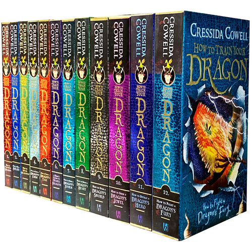How To Train Your Dragon 12 Books Collection Set By Cressida Cowell - The Book Bundle