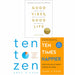 Good Vibes, Good Life, Ten Times Happier, Ten to Zen 3 Books Collection Set - The Book Bundle