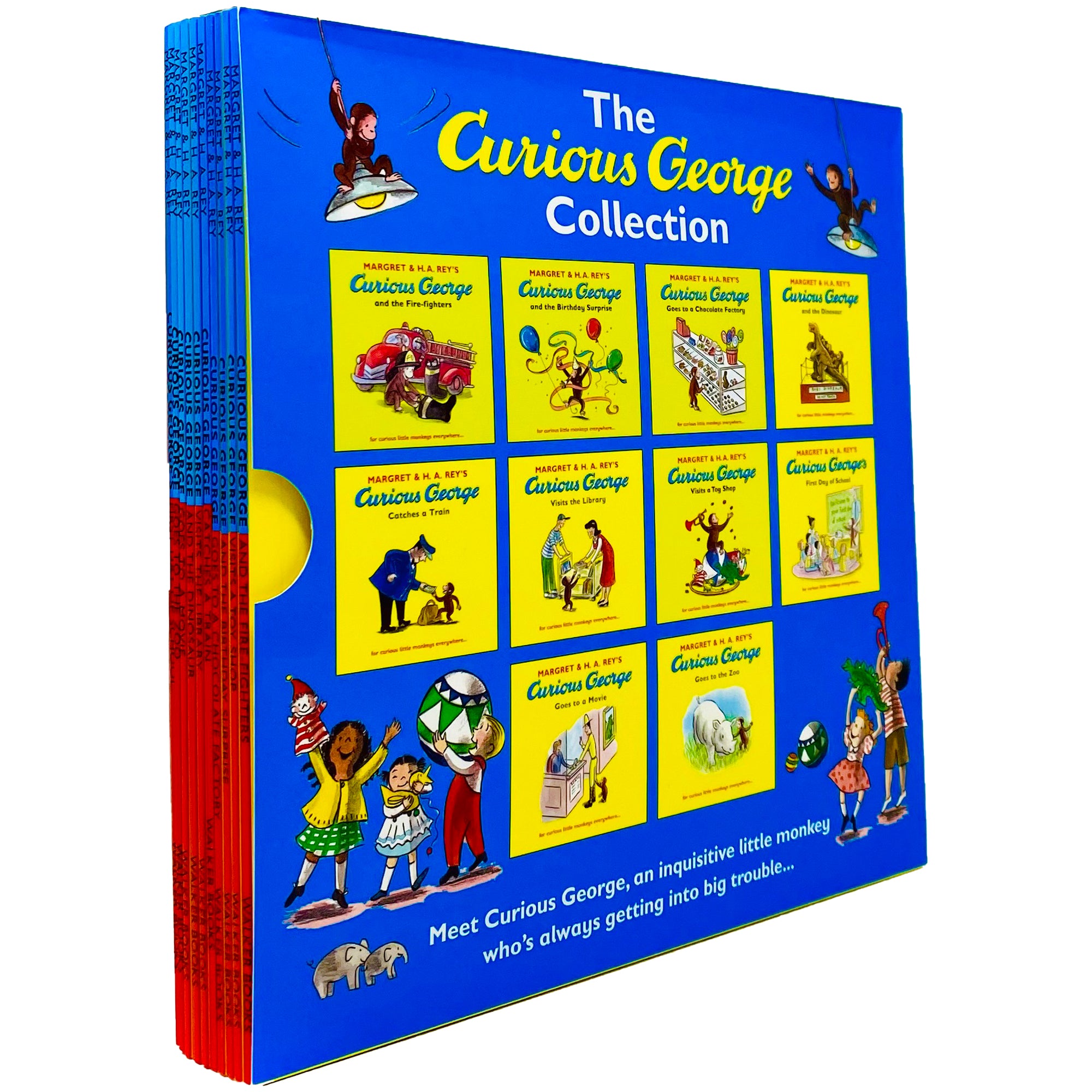Curious George 10 Book Set Collection Margaret And H A Rey — The