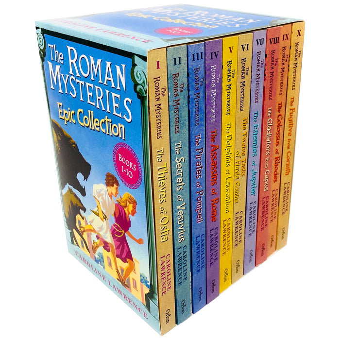 The Roman Mysteries Epic 10 Books Collection Box Set (Books 1 - 10) by Caroline Lawrence - The Book Bundle