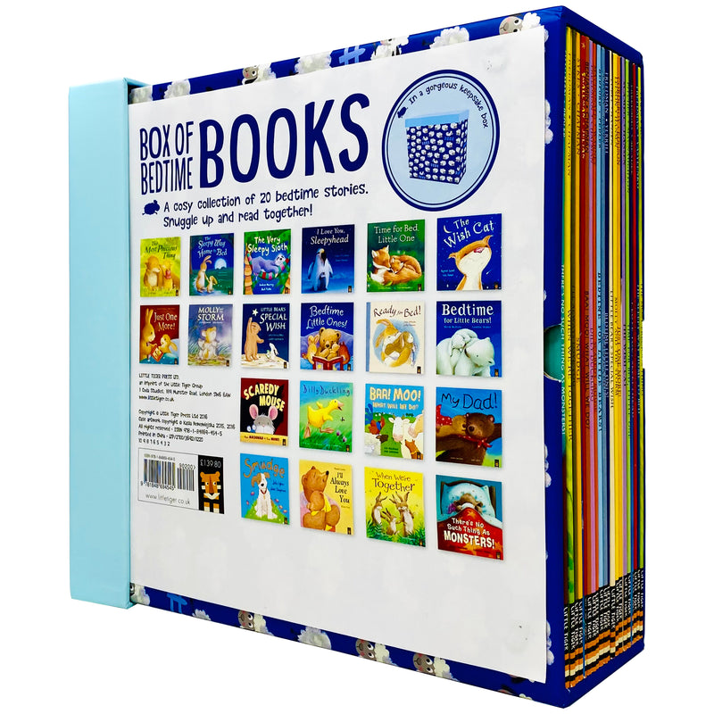 Box of Bedtime Books Collection 20 Bedtime Stories By Little Tiger (Most Precious Thing, Sleepy Way Home to Bed, Very Sleepy Sloth, My Dad) - The Book Bundle