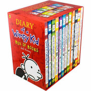 Diary of a Wimpy Kid Box of Books: 12 Book Collection Set - Paperback - Jeff Kinney - The Book Bundle