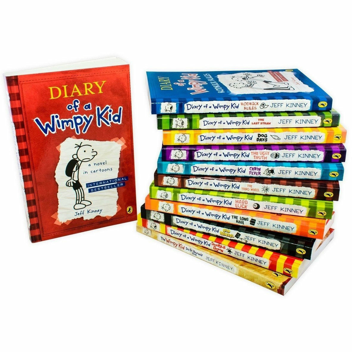 Diary Of A Wimpy Kid 12 Box Set Jeff Kinney Paperback Collection