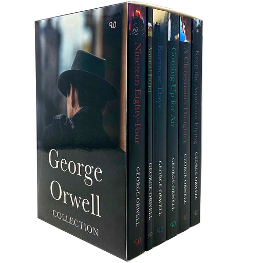 The George Orwell Complete Classic Essential Collection 6 Books Box Set (Keep the Aspidistra Flying, Clergyman's Daughter, Coming Up for Air, Burmese) - The Book Bundle