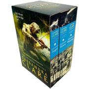 Three paperback books from Cassandra Clare's The Infernal Devices collection set, featuring dark, Victorian-era fantasy covers.