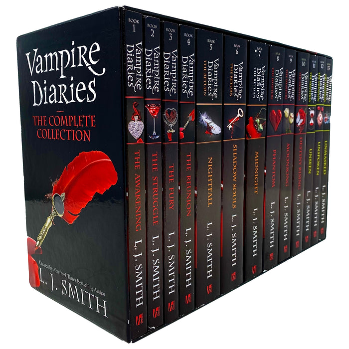 Vampire Diaries The Complete Collection Books 1 - 13 Box Set by L. J. Smith - The Book Bundle