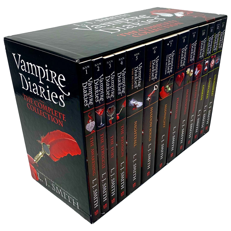 Vampire Diaries The Complete Collection Books 1 - 13 Box Set by L. J. Smith - The Book Bundle