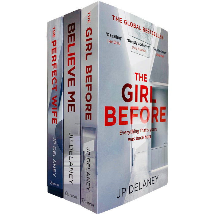 JP Delaney 3 Books Collection Set (The Girl Before, Believe Me & The Perfect Wife) - The Book Bundle