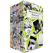 Swallows and Amazons Series Collection Series 4 Books (Winter Holiday, Peter Duck, Swallowdale, Swallows and Amazons) - The Book Bundle
