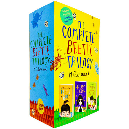 The Complete Beetle Trilogy by M. G. Leonard (Beatle Boy, Beetle Queen & Battle of the Beetles) - The Book Bundle