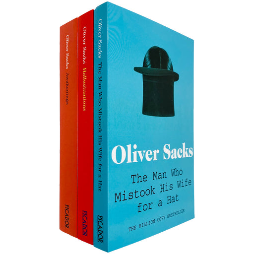 Oliver Sacks 3 Books Collection Set (The Man Who Mistook His Wife for a Hat, Hallucinations, Awakenings) - The Book Bundle