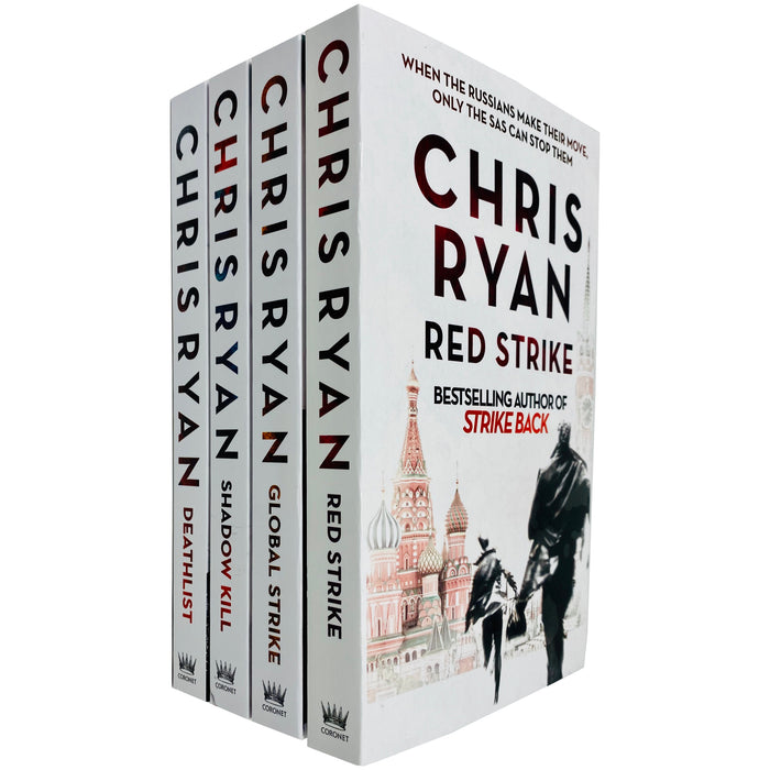 Strike Back Series 4 Books Collection Set by Chris Ryan (Books 1 - 4) (Deathlist, Shadow Kill, Global Strike & Red Strike) - The Book Bundle
