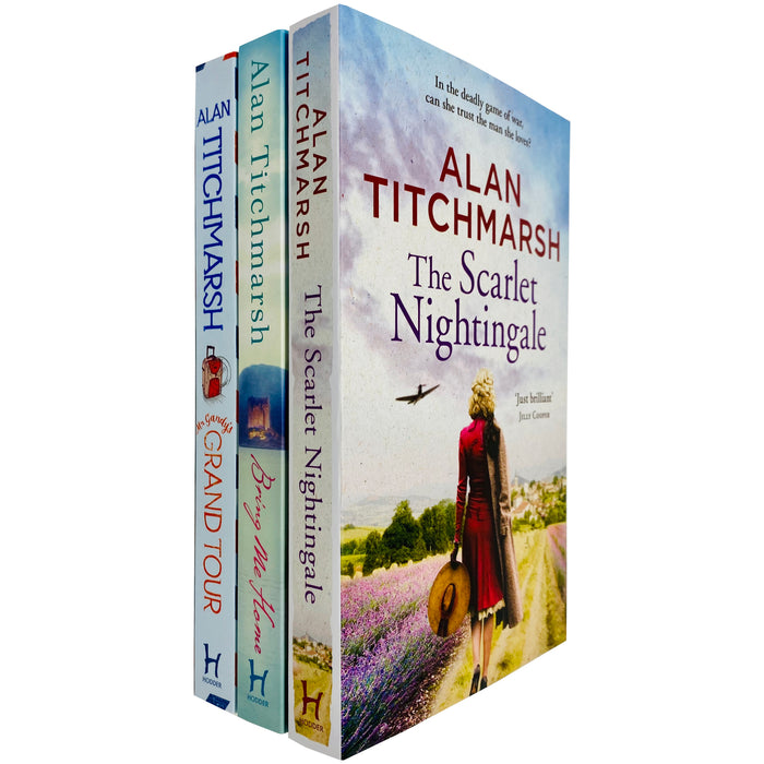 Alan Titchmarsh 3 Books Collection Set (The Scarlet Nightingale, Bring Me Home & Mr Gandy's Grand Tour) - The Book Bundle