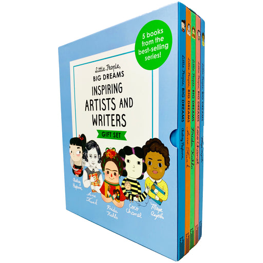 Little People, Big Dreams Inspiring Artists And Writers 5 Books Collection Box Gift Set - The Book Bundle