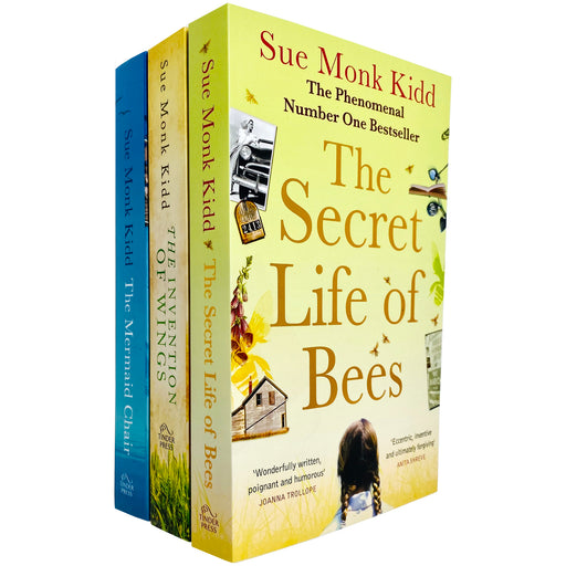Sue Monk Kidd 3 Books Collection Set (The Secret Life of Bees, The Invention of Wings & The Mermaid Chair) - The Book Bundle