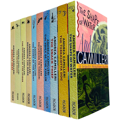 Inspector Montalbano Mysteries Series Books 1 - 10 by Andrea Camilleri - The Book Bundle