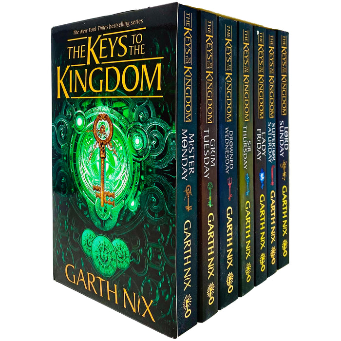 The Keys to the Kingdom Complete Series Books 1 - 7 Collection Box Set by Garth Nix - The Book Bundle
