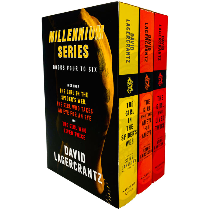 Millennium series 3 Books Collection Box Set by David Lagercrantz (Books 4 - 6) - The Book Bundle