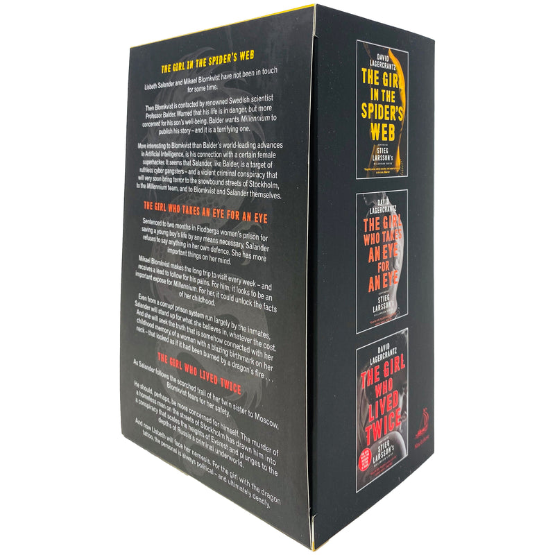 Millennium series 3 Books Collection Box Set by David Lagercrantz (Books 4 - 6) - The Book Bundle