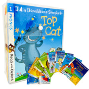 Set of 36 Oxford Songbirds books by Julia Donaldson, featuring Stage 1-4 phonics stories for early readers.
