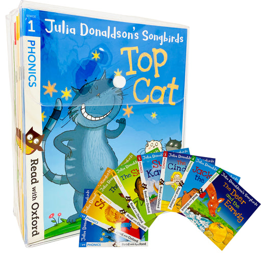 Julia Donaldson's Songbirds Read with Oxford Phonics 36 Books Collection Set (Stage 1 - 4) - The Book Bundle