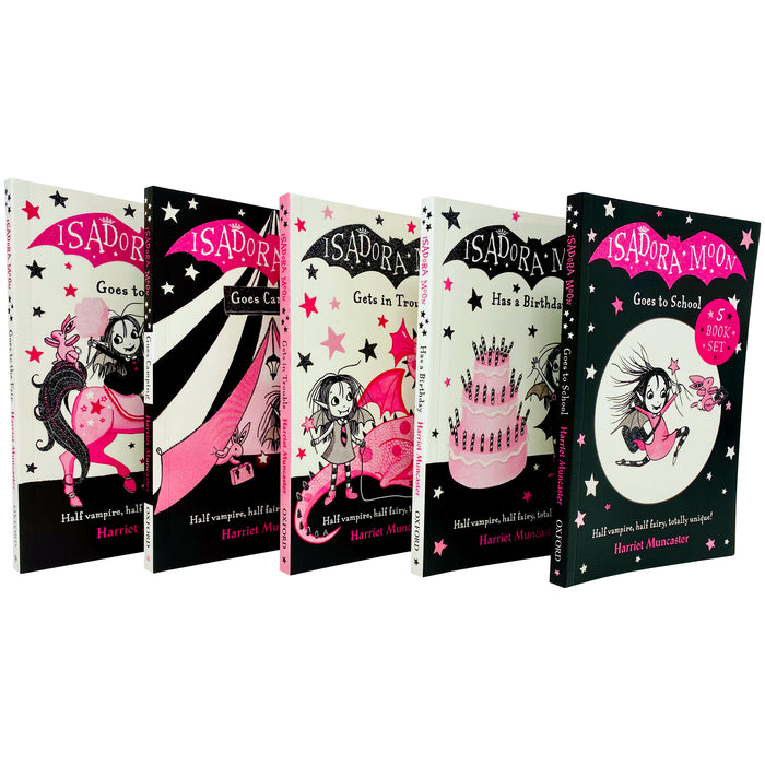 Isadora Moon 5 Books Collection Set by Harriet Muncaster - The Book Bundle