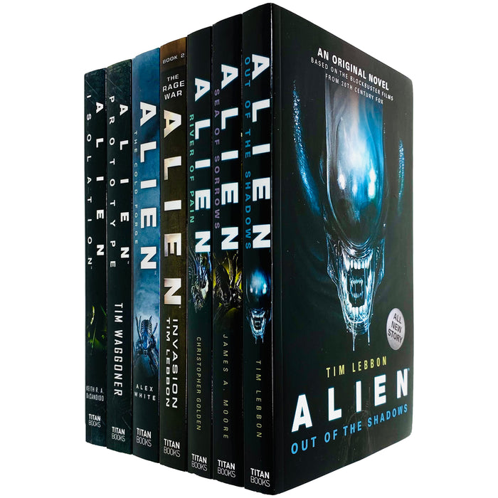 Alien Series 7 Books Collection Set (Out of the Shadows, Sea of Soccows, River of Pain, Invasion, Cold Forge, Prototype & Isolation) - The Book Bundle