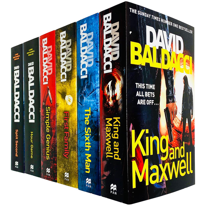 King and Maxwell Series 6 Books Collection Set by David Baldacci - The Book Bundle
