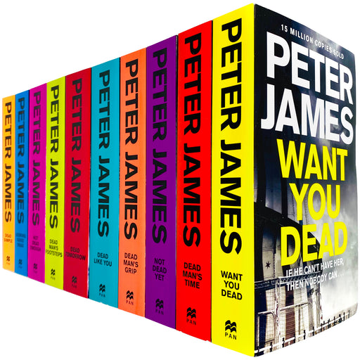Roy Grace Series Books 1 - 10 Collection Set by Peter James (Dead Simple, Looking Good Dead) - The Book Bundle
