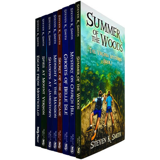 The Virginia Mysteries Series Complete 8 Books Collection Set by Steven K. Smith - The Book Bundle
