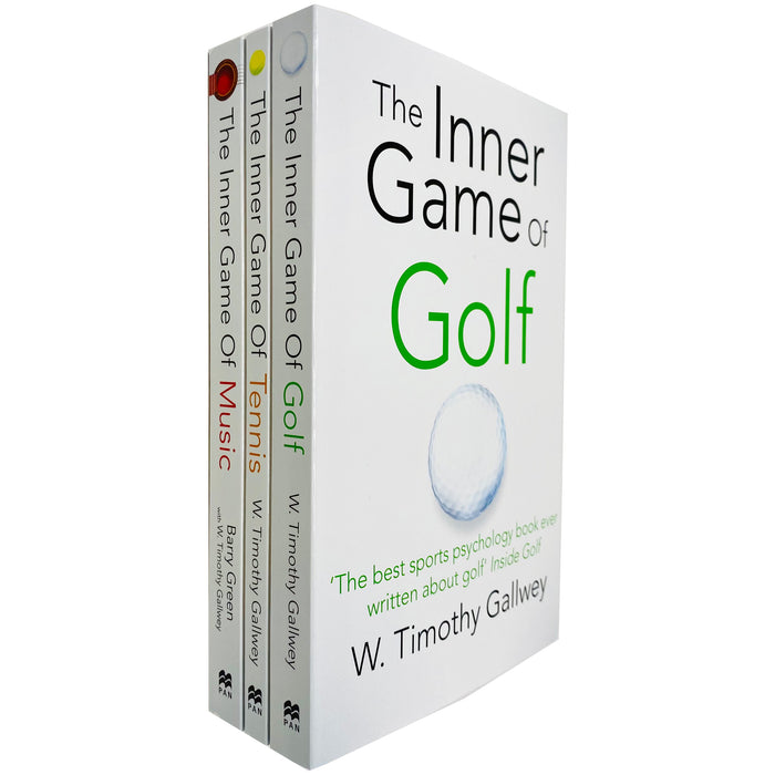 W Timothy Gallwey 3 Books Collection Set (Inner Game of Golf, Inner Game of Tennis & Inner Game of Music) - The Book Bundle