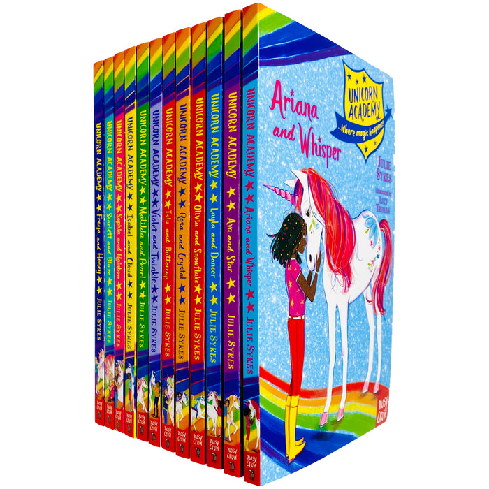 Unicorn Academy: Where Magic Happens 12 Books Collection Set by Julie Sykes - The Book Bundle