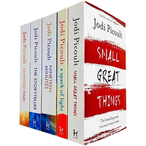 Jodi Picoult Novels 5 Books Collection Set (Small Great Things, A Spark of Light, Nineteen Minutes, The Storyteller & Leaving Time) - The Book Bundle