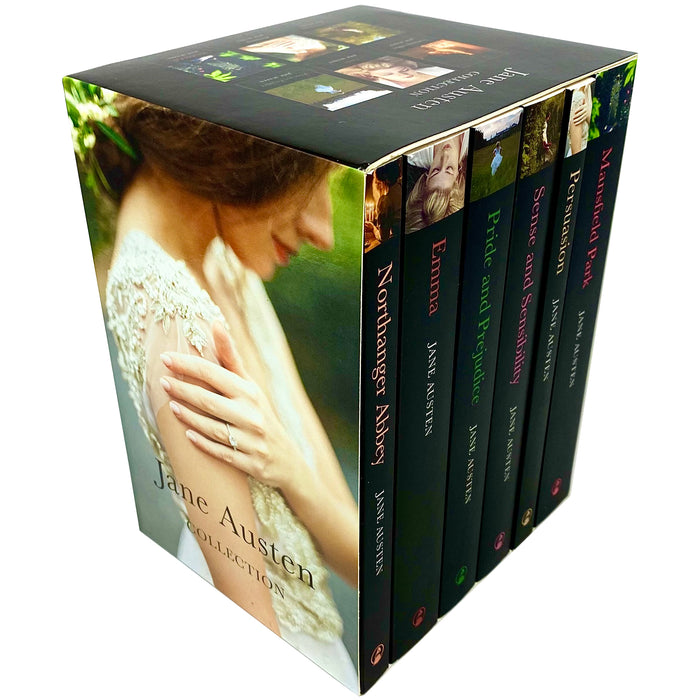Jane Austen Complete 6 Books Collection Box Set Northanger Abbey, Emma - The Book Bundle