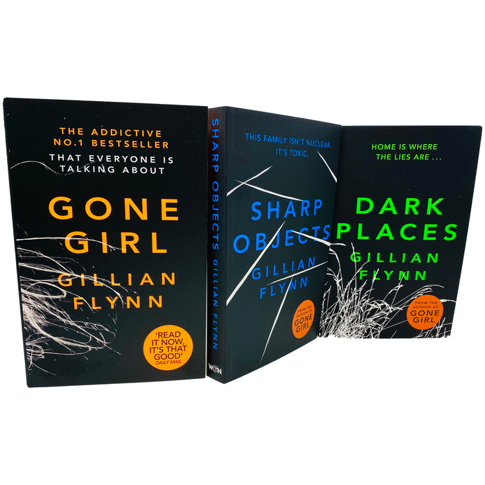Gillian Flynn 3 Books Series Collection Set (Gone Girl, Sharp Objects & Dark Places) - The Book Bundle