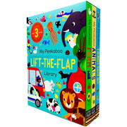My Peekaboo Lift The Flap Library 3 Books Collection Box Set (Things That Go, Animals & Farm) - The Book Bundle