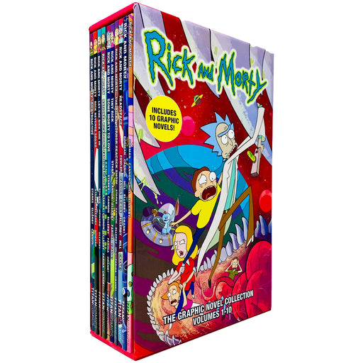 Rick and Morty The Graphic Novel Collection Volumes 1 - 10 Books Collection Box Set - The Book Bundle