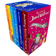 Six-book children collection by David Walliams, including Boy in the Dress, Mr Stink, and Billionaire Boy, from HarperCollins.