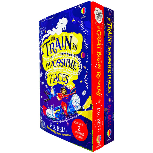 Train To Impossible Places Series 2 Books Collection Set by P. G. Bell (Train to Impossible Places & Great Brain Robbery) - The Book Bundle