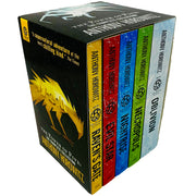 Anthony Horowitz The Power of Five 5 Books Collection Box Set by Walker Books, featuring book spines and colorful covers.
