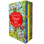 Enid Blyton The Magic Faraway Tree 4-book collection set, paperback fiction by Egmont, featuring colorful cover illustrations.