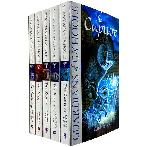 Guardians Of Ga'hoole Series Books 1 - 5 Collection Set by Kathryn Lasky (The Capture, The Journey, The Rescue, The Siege & The Shattering) - The Book Bundle