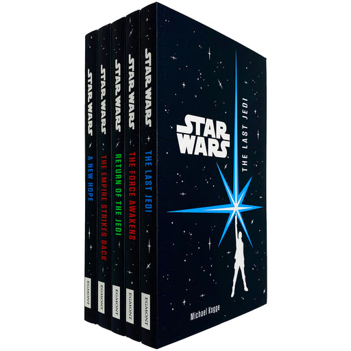 Star Wars Junior Novel 5 Books Collection Set (A New Hope, The Empire Strikes Back, Return of The Jedi, The Force Awakens & The Last Jedi) - The Book Bundle