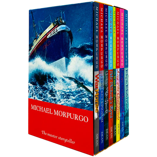 Michael Morpurgo Collection Childrens 8 Books Box Set (War Horse, Kensuke's Kingdom, Long Way Home, Mr Nobody's Eyes, Wreck of the Zanzibar & MORE!) - The Book Bundle